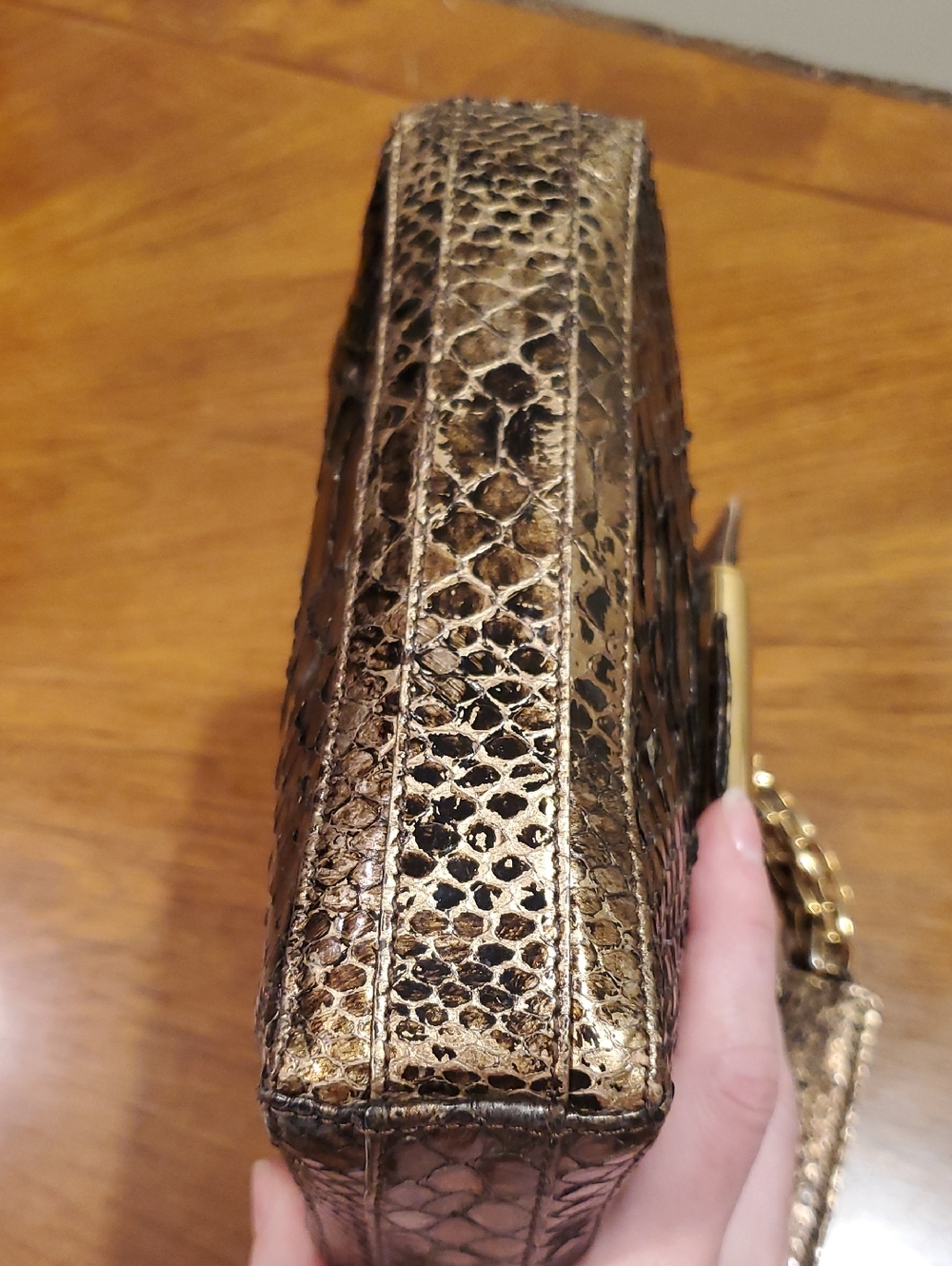 Devi Kroell Real Python Shoulder Bag - Picture 12 of 16